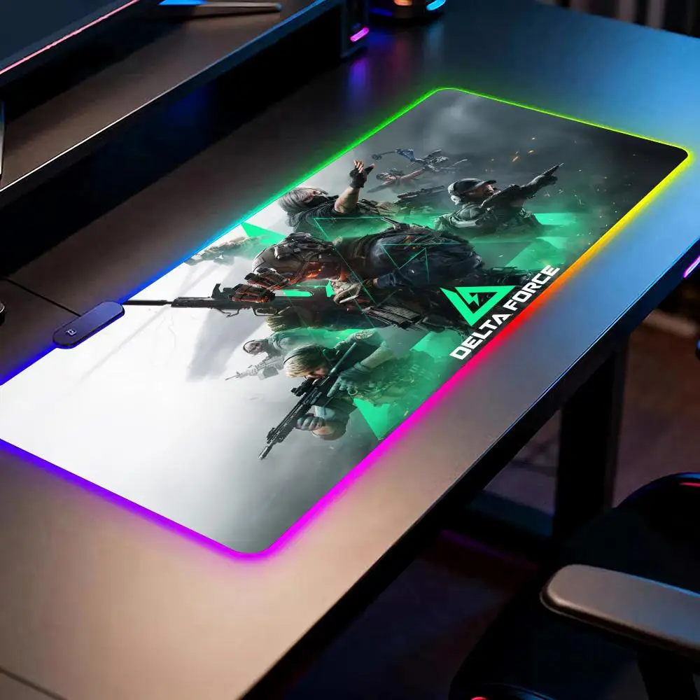 Game Delta Force Mouse Pad RGB Gaming Mouse Pad Desk Mat HD Gamer Large LED Light XXL MousePads
Game Delta Force Mouse Pad RGB Gaming Mouse Pad Desk Mat HD Gamer Large LED Light XXL MousePads