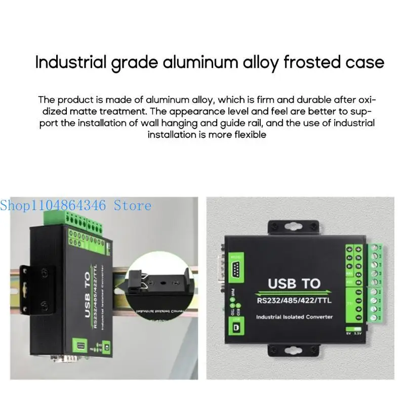 652F Industrial Grade USB to RS232/485/422/TTL Converter Onboard FT232RNL Chip
652F Industrial Grade USB to RS232/485/422/TTL Converter Onboard FT232RNL Chip