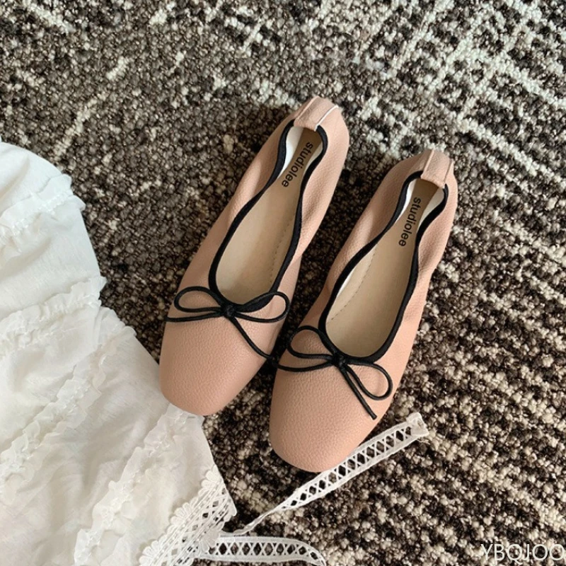 New butterfly bow summer casual comfortable women's shoes square toe soft sole flats fashionable versatile shallow mouth shoes
New butterfly bow summer casual comfortable women's shoes square toe soft sole flats fashionable versatile shallow mouth shoes
