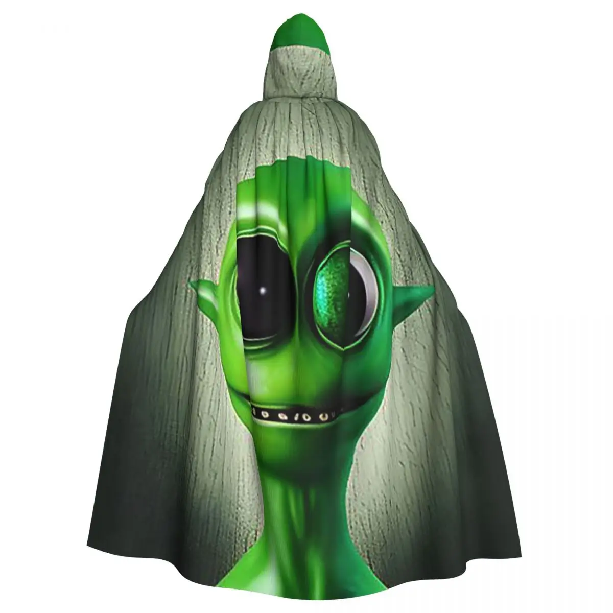 Funny Alien Long Hooded Cloak Witch Medieval Costume Cosplay Cape HalloweenVampire Adult Unisex
Funny Alien Long Hooded Cloak Witch Medieval Costume Cosplay Cape HalloweenVampire Adult Unisex