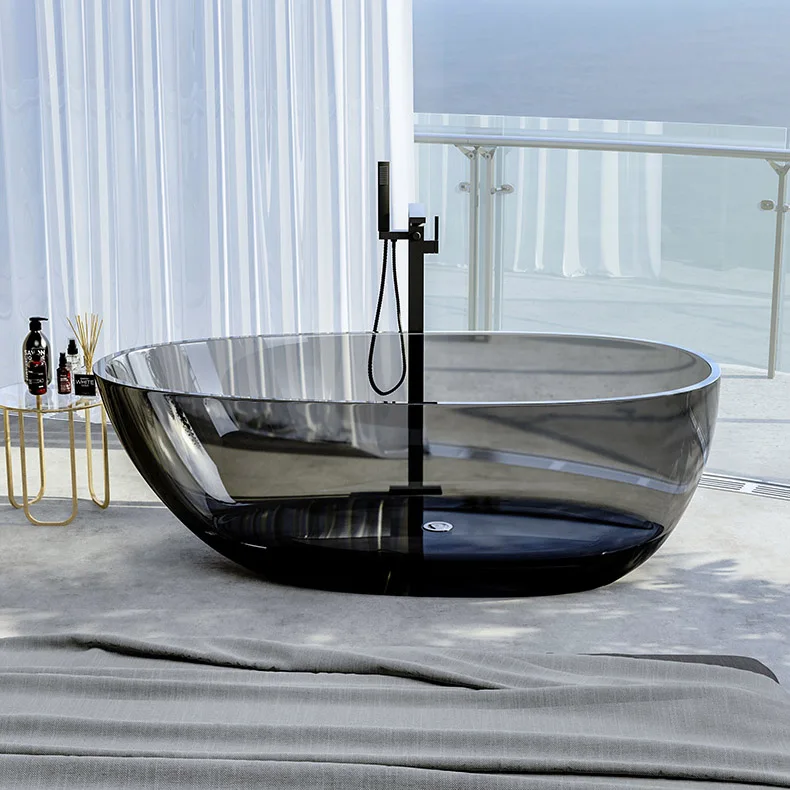 Transparent Resin Bathtub/ Artificial Stone Bathtub
Transparent Resin Bathtub/ Artificial Stone Bathtub