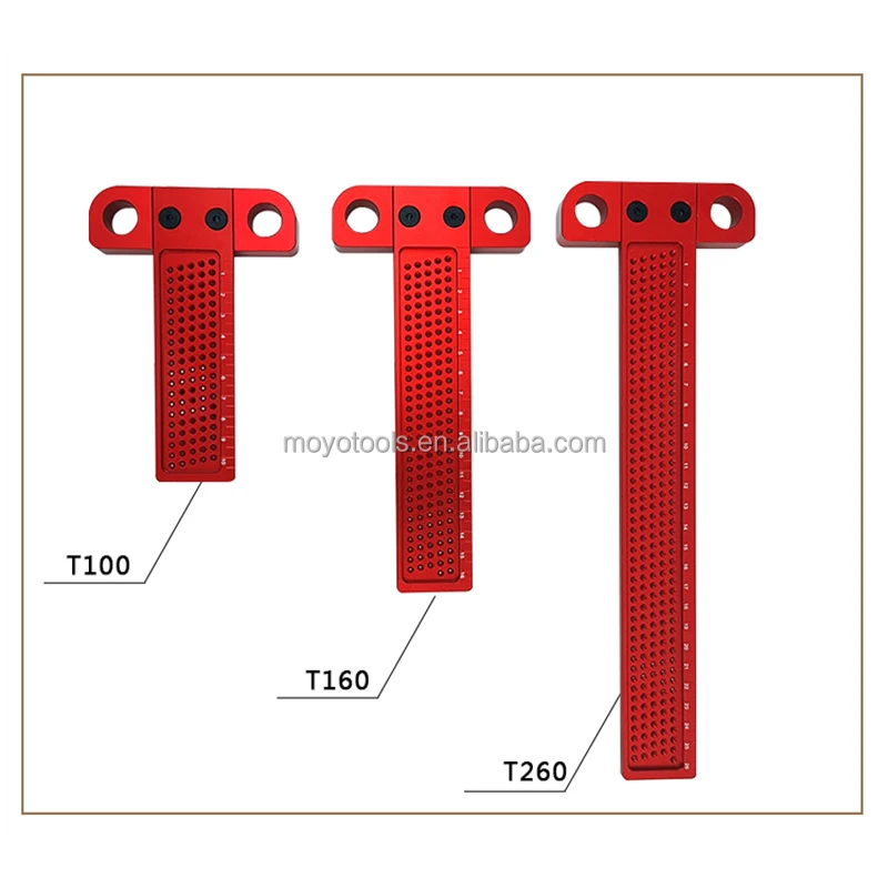 Woodworking Scribe 100/160/260mm T-type Ruler Scribing Ruler Aluminum Alloy Line Drawing Marking Gauge DIY Measuring Tools
Woodworking Scribe 100/160/260mm T-type Ruler Scribing Ruler Aluminum Alloy Line Drawing Marking Gauge DIY Measuring Tools