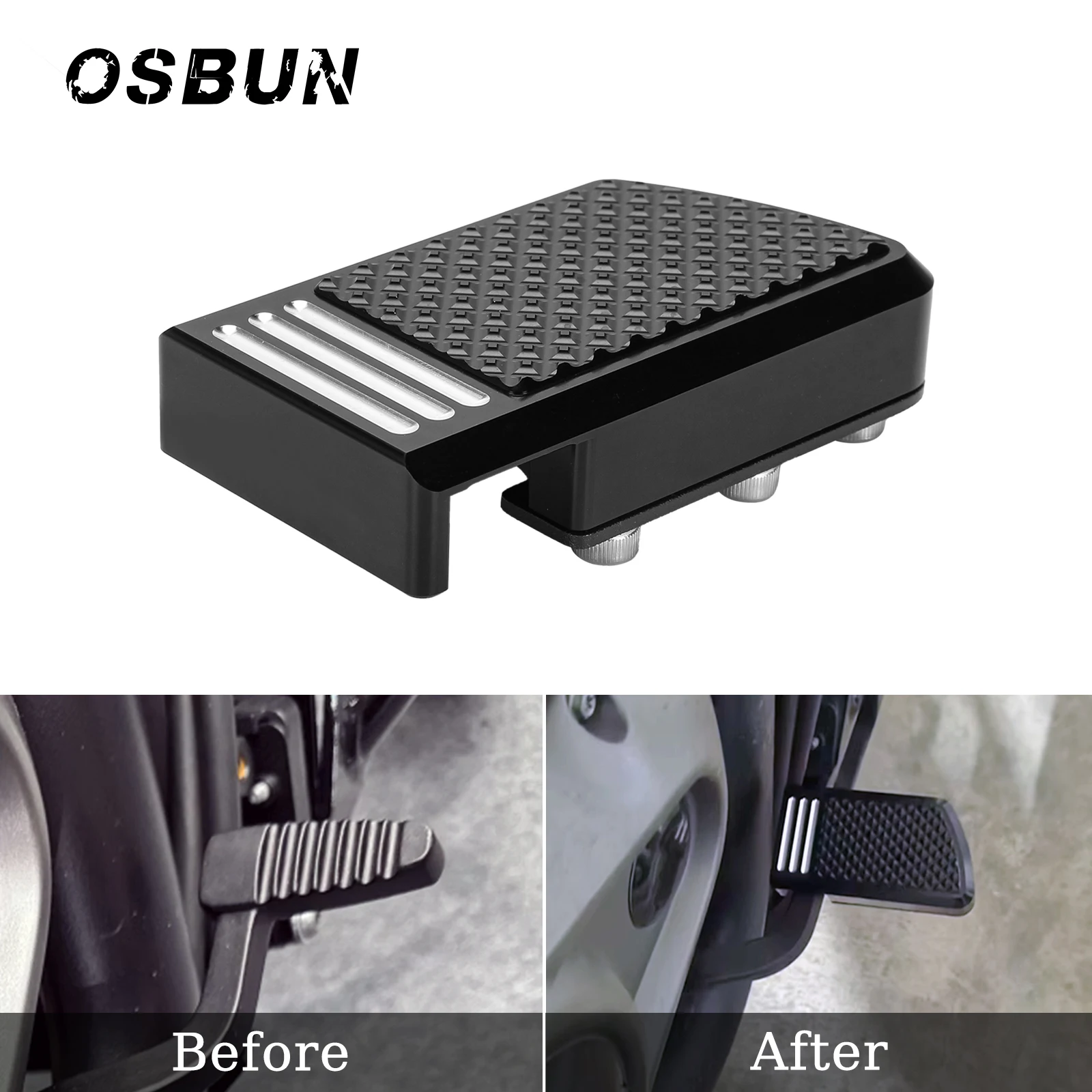 1 PC Black Foot Brake Extension Pad Compatible With Harley Nightster RH975/Special RH975S 2022-2024 Rear Brake Pedal Enlarger
1 PC Black Foot Brake Extension Pad Compatible With Harley Nightster RH975/Special RH975S 2022-2024 Rear Brake Pedal Enlarger