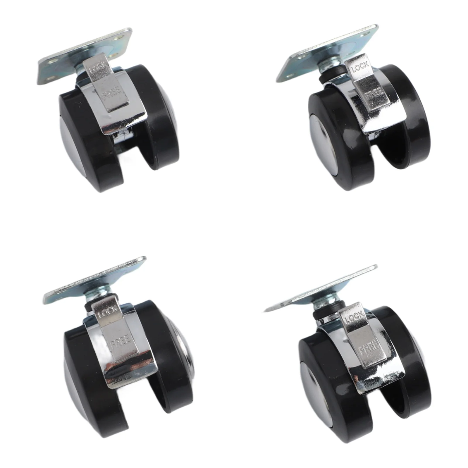 Zinc Alloy Mounting Caster Wheels Plastic And Zinc Alloy Noiseless Operation Black Silver For Bedroom Furniture
Zinc Alloy Mounting Caster Wheels Plastic And Zinc Alloy Noiseless Operation Black Silver For Bedroom Furniture