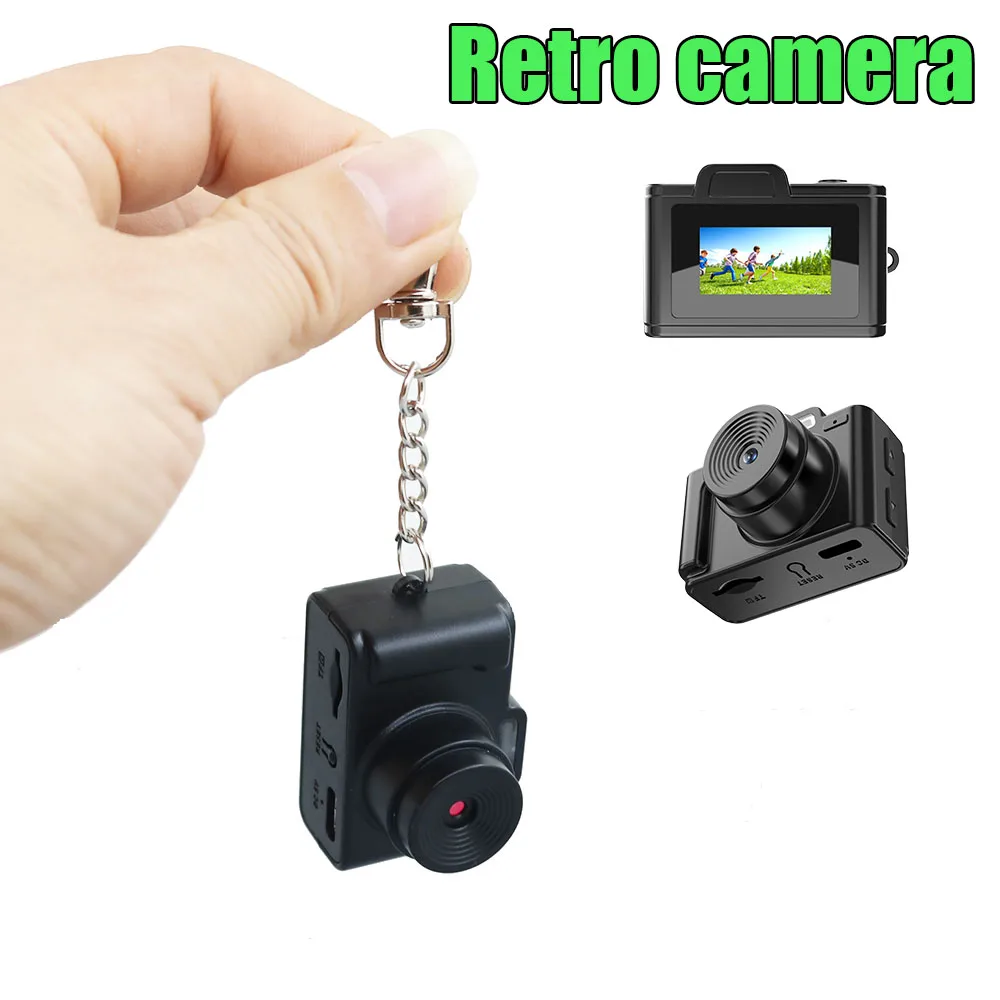 JOZUZE E9 Retro Sports Portable Mini Camera With Screen CMOS Indoor Home Outdoor Very Small Mini Cam HD 1080p Video Recorder
JOZUZE E9 Retro Sports Portable Mini Camera With Screen CMOS Indoor Home Outdoor Very Small Mini Cam HD 1080p Video Recorder