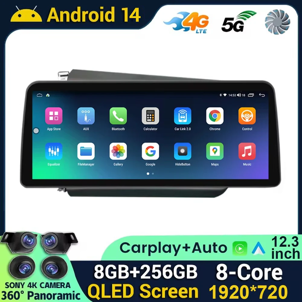 12,3 дюймовый Android 14 для Honda Civic 9 FB FK FD 2011 - 2015 Автомагнитола мультимедийный видеоплеер навигация Carplay Авто 4G WIFI
12,3 дюймовый Android 14 для Honda Civic 9 FB FK FD 2011 - 2015 Автомагнитола мультимедийный видеоплеер навигация Carplay Авто 4G WIFI