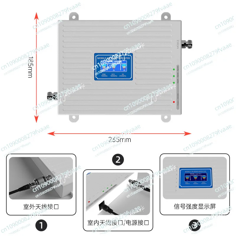 2G/3Gamplifier900/1800/2100 One Two Repeater
2G/3Gamplifier900/1800/2100 One Two Repeater