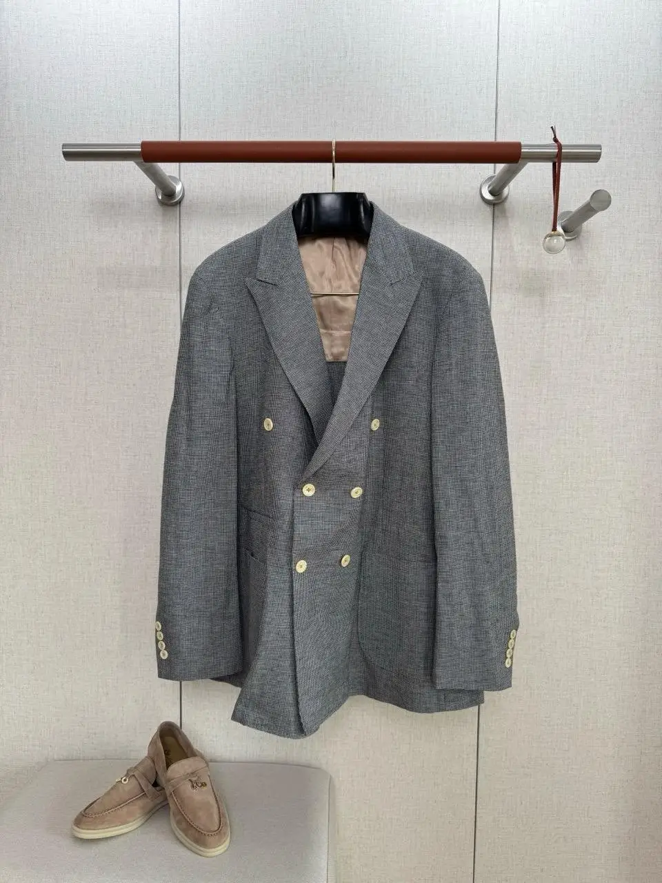 Men's High-end Linen Blend Classic Cheered Double-breasted Suit Jaet Breathable Moisture-ng Special Wide Fit Split
Men's High-end Linen Blend Classic Cheered Double-breasted Suit Jaet Breathable Moisture-ng Special Wide Fit Split