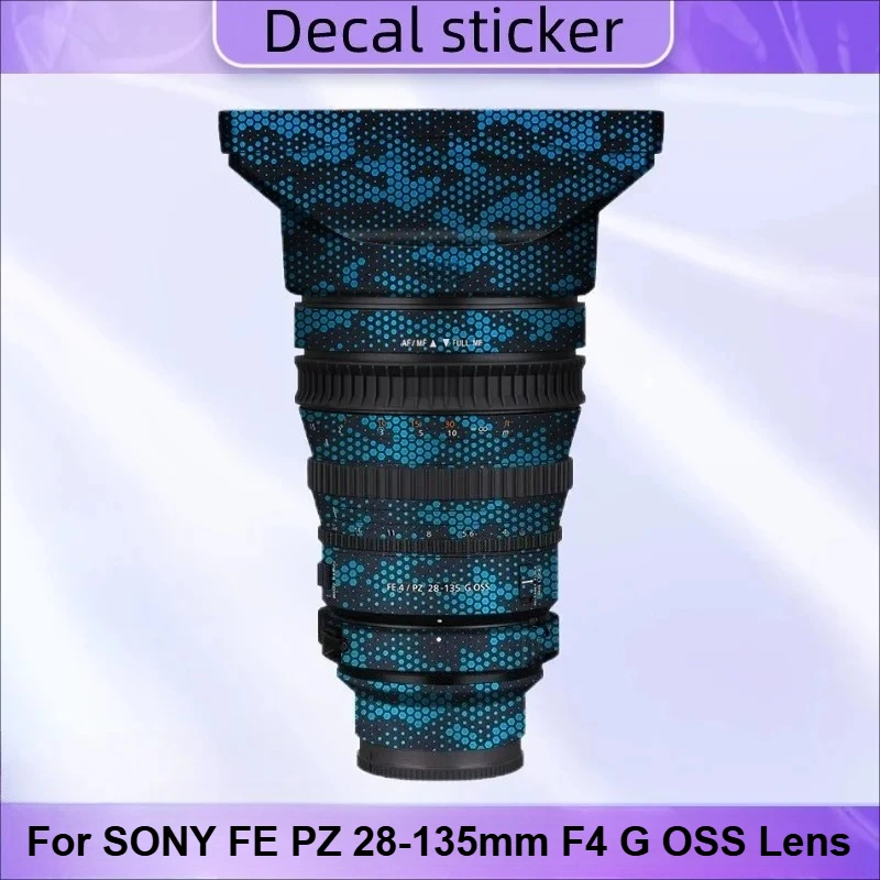 For SONY FE PZ 28-135mm F4 G OSS Lens Body Sticker Protective Skin Decal Vinyl Wrap Film Anti-Scratch Protector Coat SELP28135G
For SONY FE PZ 28-135mm F4 G OSS Lens Body Sticker Protective Skin Decal Vinyl Wrap Film Anti-Scratch Protector Coat SELP28135G