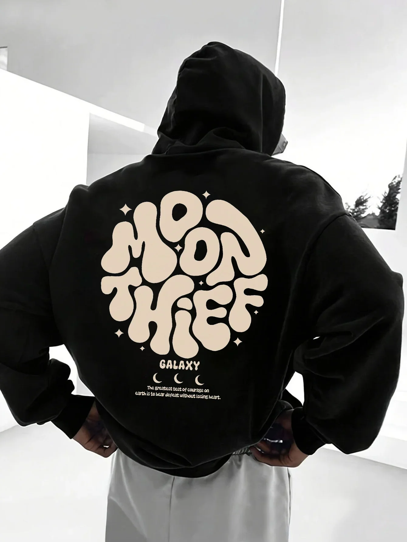 Fashionable printed hooded fleece-lined sweatshirt for autumn and winter versatile casual and loose fit unisex style
Fashionable printed hooded fleece-lined sweatshirt for autumn and winter versatile casual and loose fit unisex style