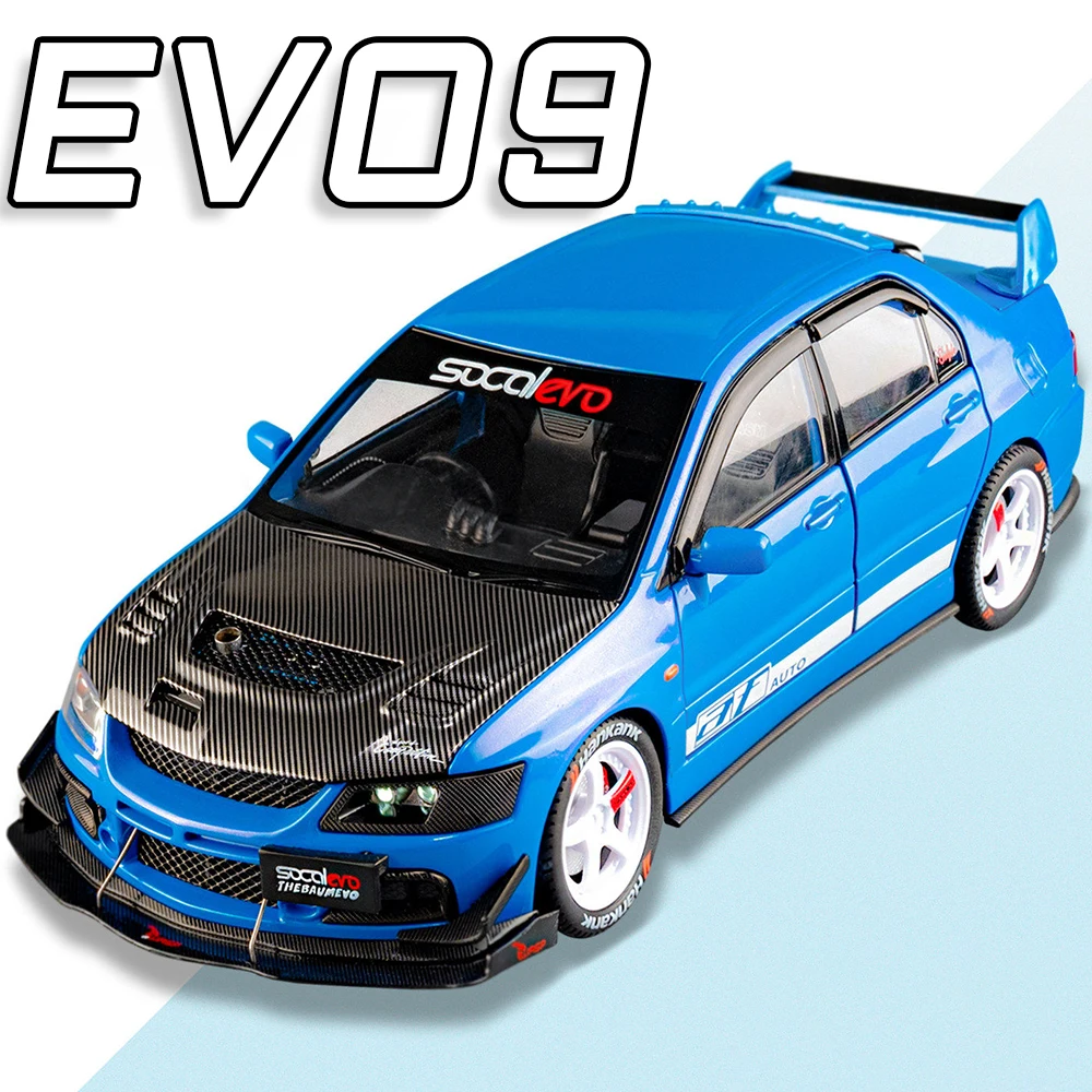 1:24 Mitsubishi EVO9 GTR-R34 Toys Supercars Models Metal Diecast Doors Opened Pull Back Miniature Sports Car Table Decoration
1:24 Mitsubishi EVO9 GTR-R34 Toys Supercars Models Metal Diecast Doors Opened Pull Back Miniature Sports Car Table Decoration