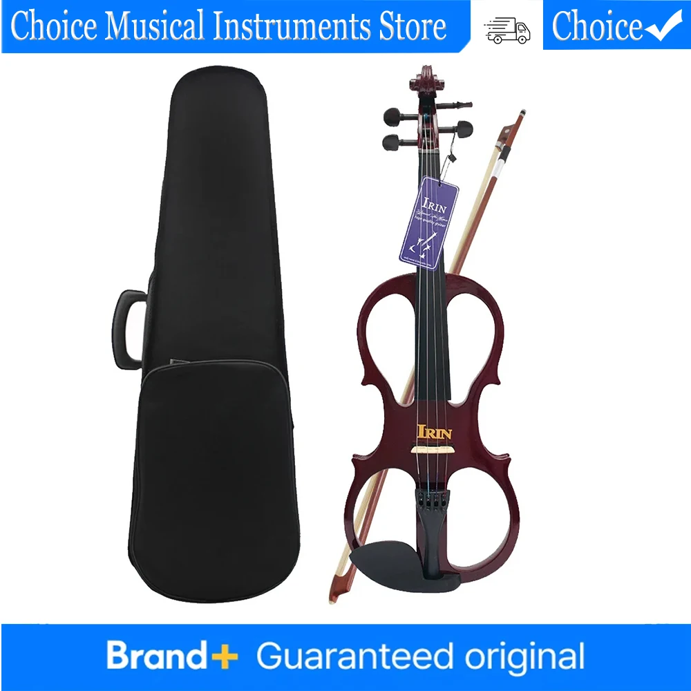 IRIN 4/4 Smart Electric Violin Silent Electric Fiddle Maple Body Pro Stringed Instrument with Case Bow Cable Headphone
IRIN 4/4 Smart Electric Violin Silent Electric Fiddle Maple Body Pro Stringed Instrument with Case Bow Cable Headphone
