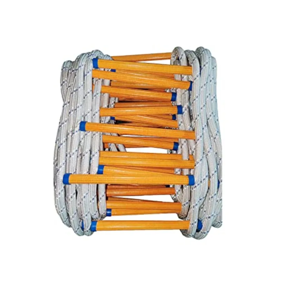 Rope Ladder, 49 Feet Emergency Fire Escape Ladders Flame Resistant Safety Rope Ladder with Hooks, Fast to Deploy Sturdy and Str
Rope Ladder, 49 Feet Emergency Fire Escape Ladders Flame Resistant Safety Rope Ladder with Hooks, Fast to Deploy Sturdy and Str