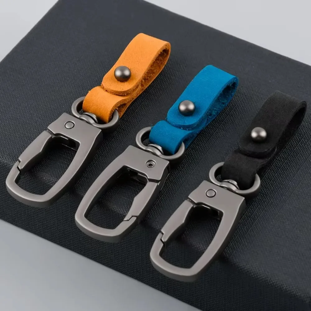 Fashion Matte Finish Concise Leather Metal Keychain Simplicity Key Chain Ring Anti Detachable Keyring Men Woman Car Moto Gift
Fashion Matte Finish Concise Leather Metal Keychain Simplicity Key Chain Ring Anti Detachable Keyring Men Woman Car Moto Gift