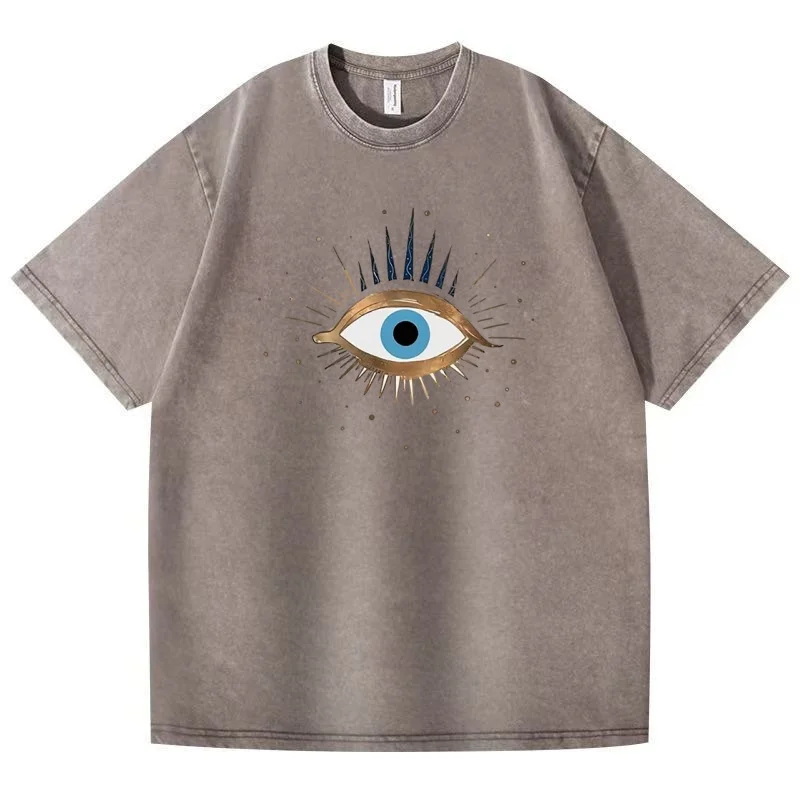 2025 new cotton American retro cartoon Sun-eye printed short-sleeved T-shirt women's summer new loose round neck
2025 new cotton American retro cartoon Sun-eye printed short-sleeved T-shirt women's summer new loose round neck