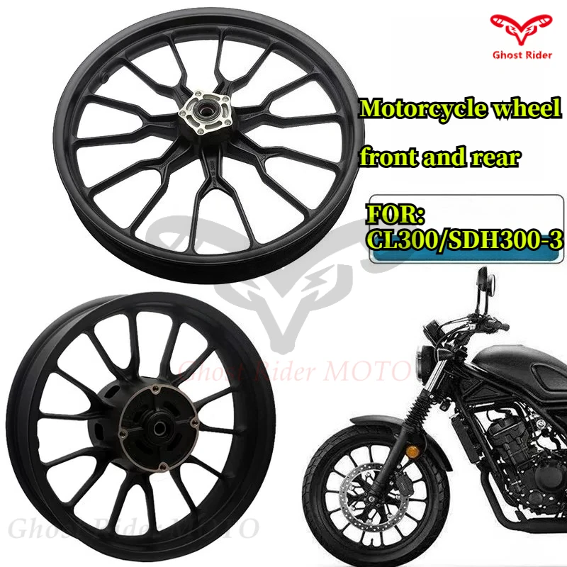 Suitable for Honda CL300 motorcycle front rear aluminum wheels SDH300-3 wheel hub front and rear steel rims Motorcycle Parts
Suitable for Honda CL300 motorcycle front rear aluminum wheels SDH300-3 wheel hub front and rear steel rims Motorcycle Parts