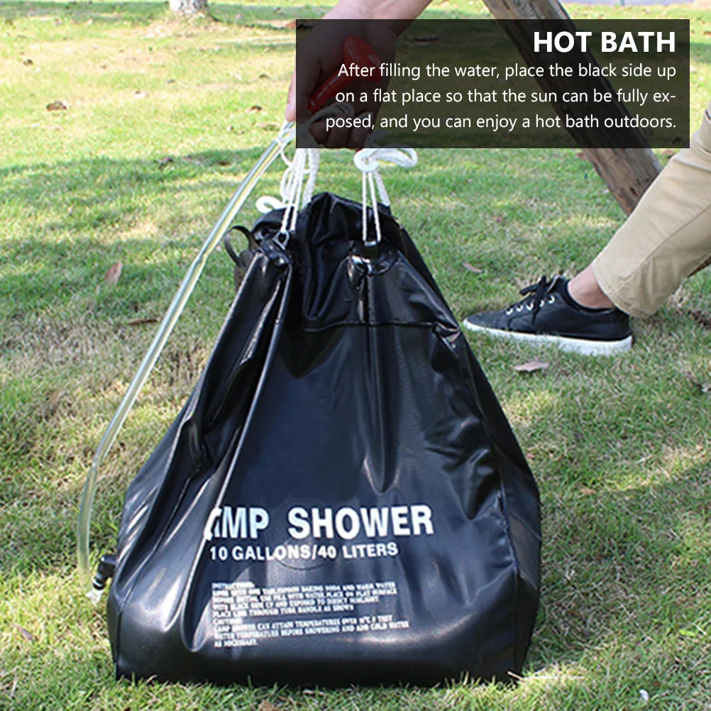 1 Set Solar Shower Bag Portable Camping Pouch Outdoor Bath Water Storage For Hiking Fishing Travel Picnic Sun Heated Black Pvc
1 Set Solar Shower Bag Portable Camping Pouch Outdoor Bath Water Storage For Hiking Fishing Travel Picnic Sun Heated Black Pvc