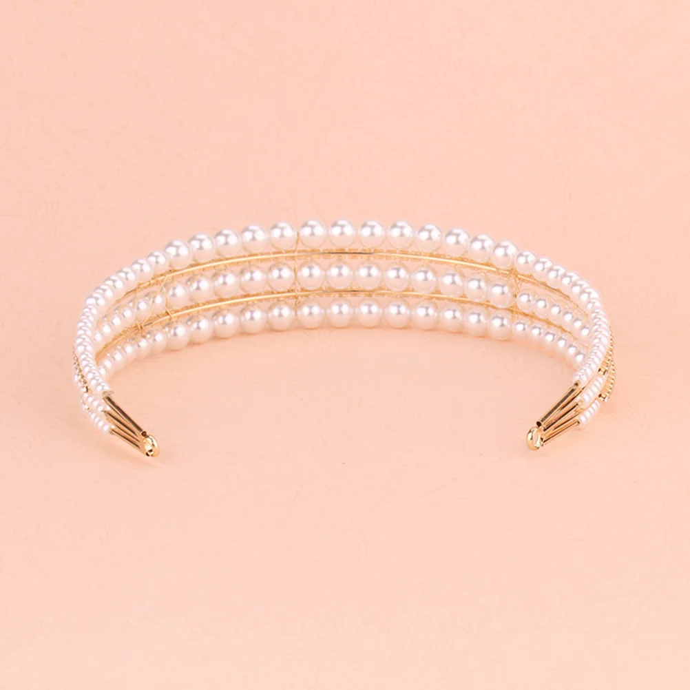Pearl Headband Hair Accessories Headdress Wedding Accessory for Bridal Headpiece Headwear Hairband Vintage
Pearl Headband Hair Accessories Headdress Wedding Accessory for Bridal Headpiece Headwear Hairband Vintage