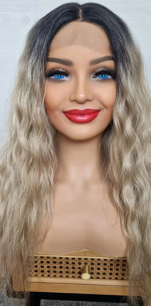 Light Ash Sandy Blonde Blend Wig Lace Front Soft Light Ombre Wig 
Light Ash Sandy Blonde Blend Wig Lace Front Soft Light Ombre Wig