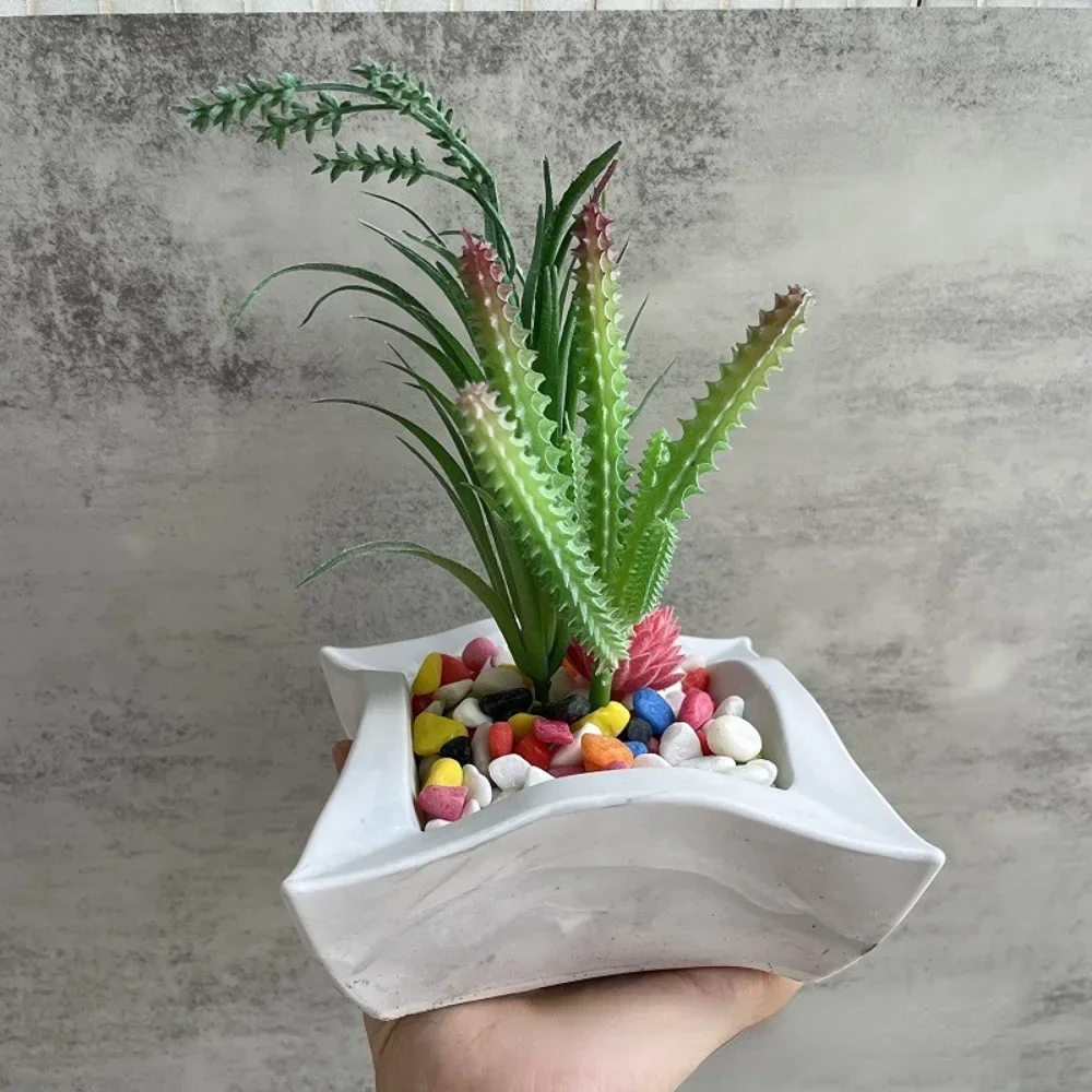 Irregular Shape Silicone Flower Pot Mold DIY Handmade Gypsum Concrete Epoxy Resin Crafts Multi-Purpose Plant Storage Box
Irregular Shape Silicone Flower Pot Mold DIY Handmade Gypsum Concrete Epoxy Resin Crafts Multi-Purpose Plant Storage Box