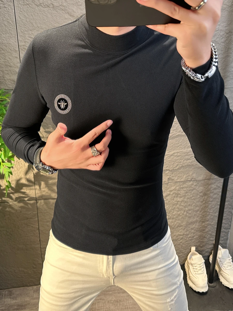Men's Thermal Long Sve T-irt Double Faced Velvet f High Collar Faionable Slim Fit Warm Inner Wear European Sle Au...
Men's Thermal Long Sve T-irt Double Faced Velvet f High Collar Faionable Slim Fit Warm Inner Wear European Sle Au...