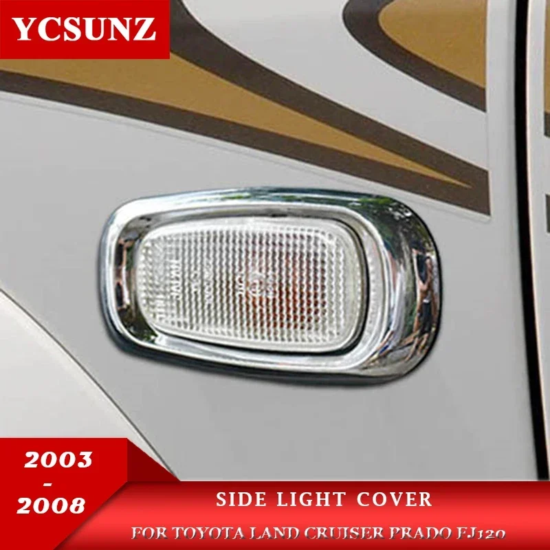 Chrome Side Light Cover Toyota Land Cruiser Prado Fj120 2003 2004 2005 2006 2007 2008 Car Accessories
Chrome Side Light Cover Toyota Land Cruiser Prado Fj120 2003 2004 2005 2006 2007 2008 Car Accessories