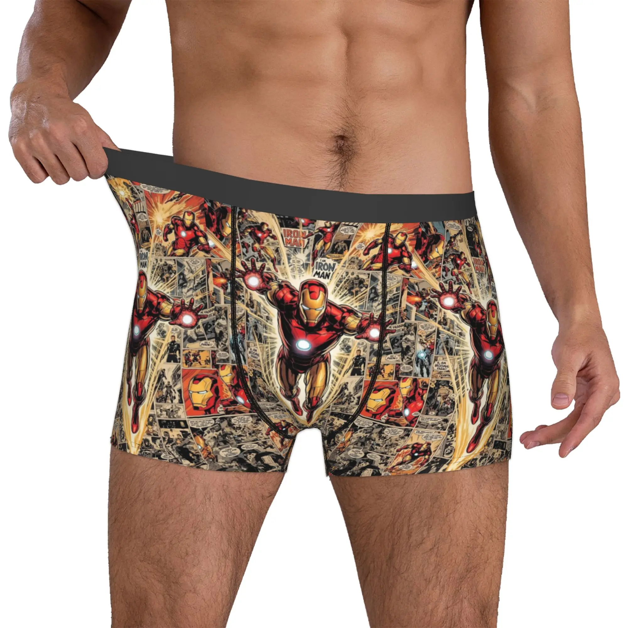 Custom Cool Iron Anime Man Boxers Shorts Panties Men's Underpants Breathable Briefs Underwear
Custom Cool Iron Anime Man Boxers Shorts Panties Men's Underpants Breathable Briefs Underwear