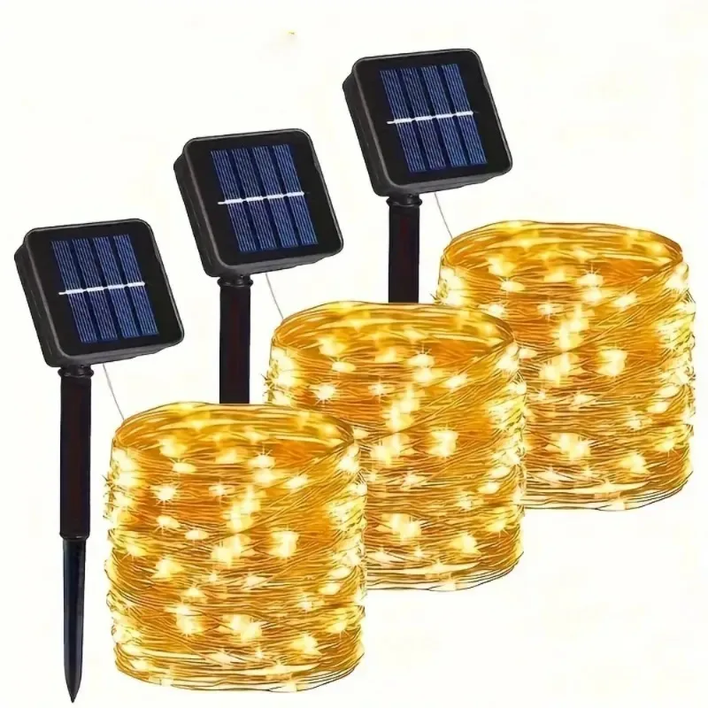 Outdoor Patio Solar Garland Lamp Fairy LED Copper Wire Light String Eid Mubarak Holiday Wedding Ramadan Home Decoration Lighting
Outdoor Patio Solar Garland Lamp Fairy LED Copper Wire Light String Eid Mubarak Holiday Wedding Ramadan Home Decoration Lighting
