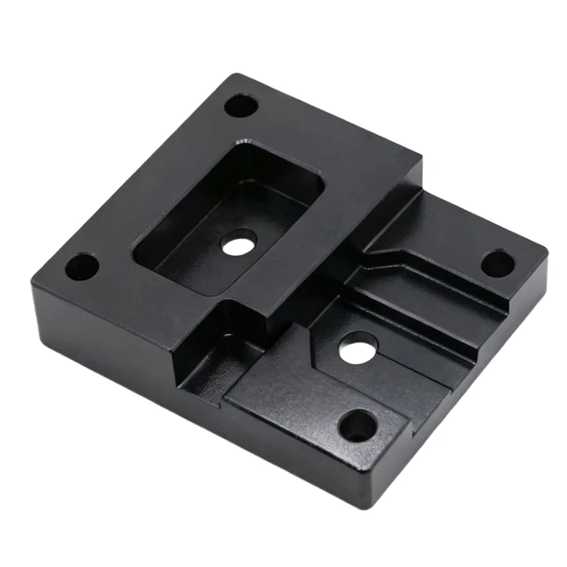 OEM Precision CNC Machining Aluminum Mounting Base Plate, Black Hard Anodized CNC Milling Mechanical Fixture Block
OEM Precision CNC Machining Aluminum Mounting Base Plate, Black Hard Anodized CNC Milling Mechanical Fixture Block
