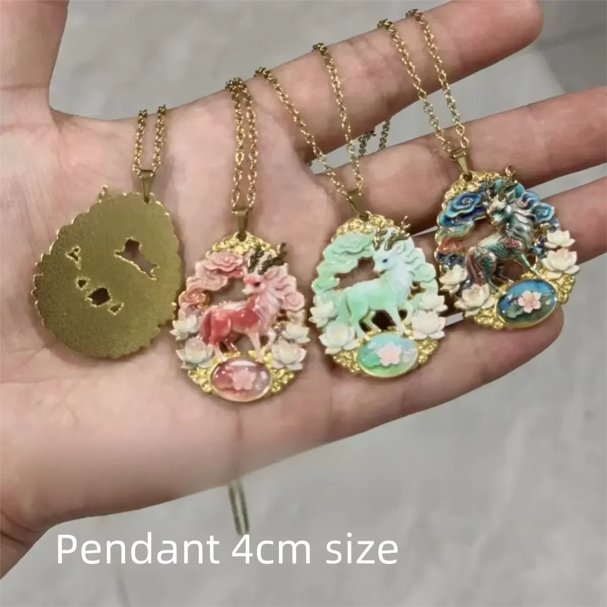 Luxury Minimalist Deer Pendant Necklace Cable Chain New Chinese Style Lucky Guardian Animal Jewelry Gift for Women Friend
Luxury Minimalist Deer Pendant Necklace Cable Chain New Chinese Style Lucky Guardian Animal Jewelry Gift for Women Friend
