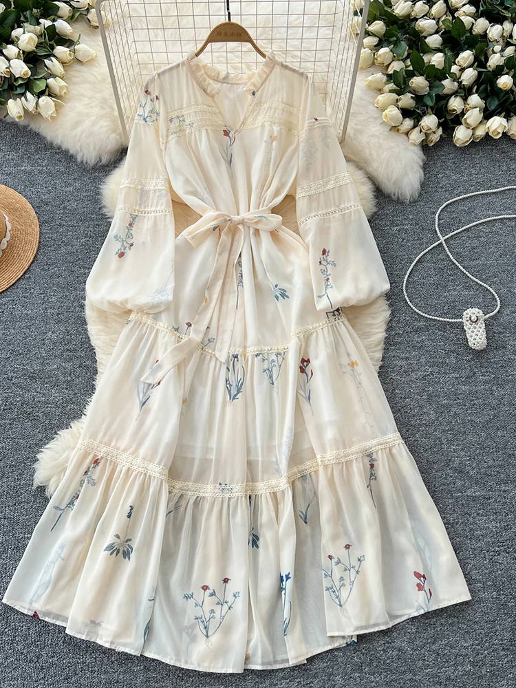 2025 Spring Autumn New Loose Art Fashion Printed Long Sleeve Dress for Women Splicing Versatile Mid To Long Length Dress C113
2025 Spring Autumn New Loose Art Fashion Printed Long Sleeve Dress for Women Splicing Versatile Mid To Long Length Dress C113