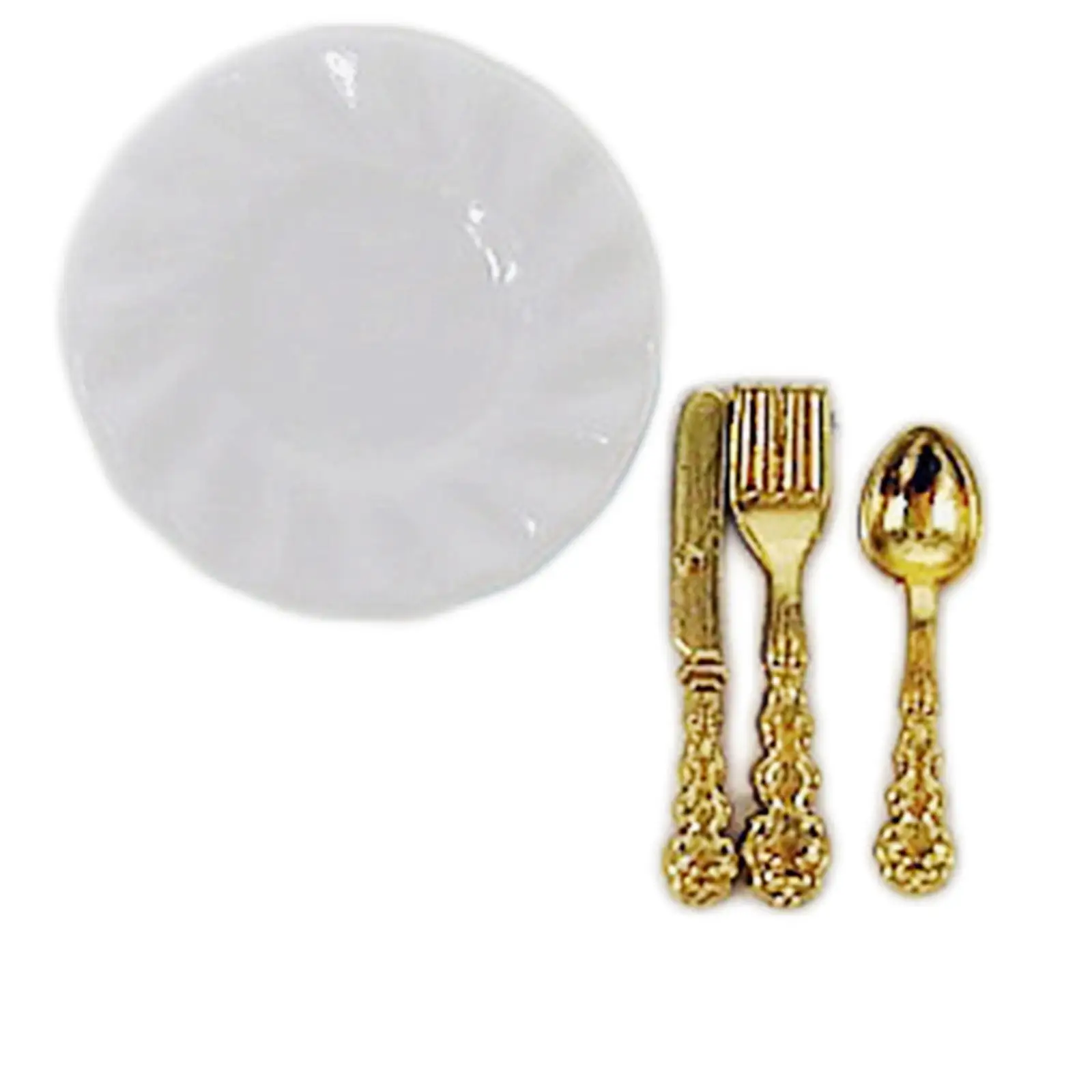 Miniature Dollhouse Plate Food Tableware Pretend Toy Ceramic Alloy for Dollhouse Mini Furniture Kitchen
Miniature Dollhouse Plate Food Tableware Pretend Toy Ceramic Alloy for Dollhouse Mini Furniture Kitchen