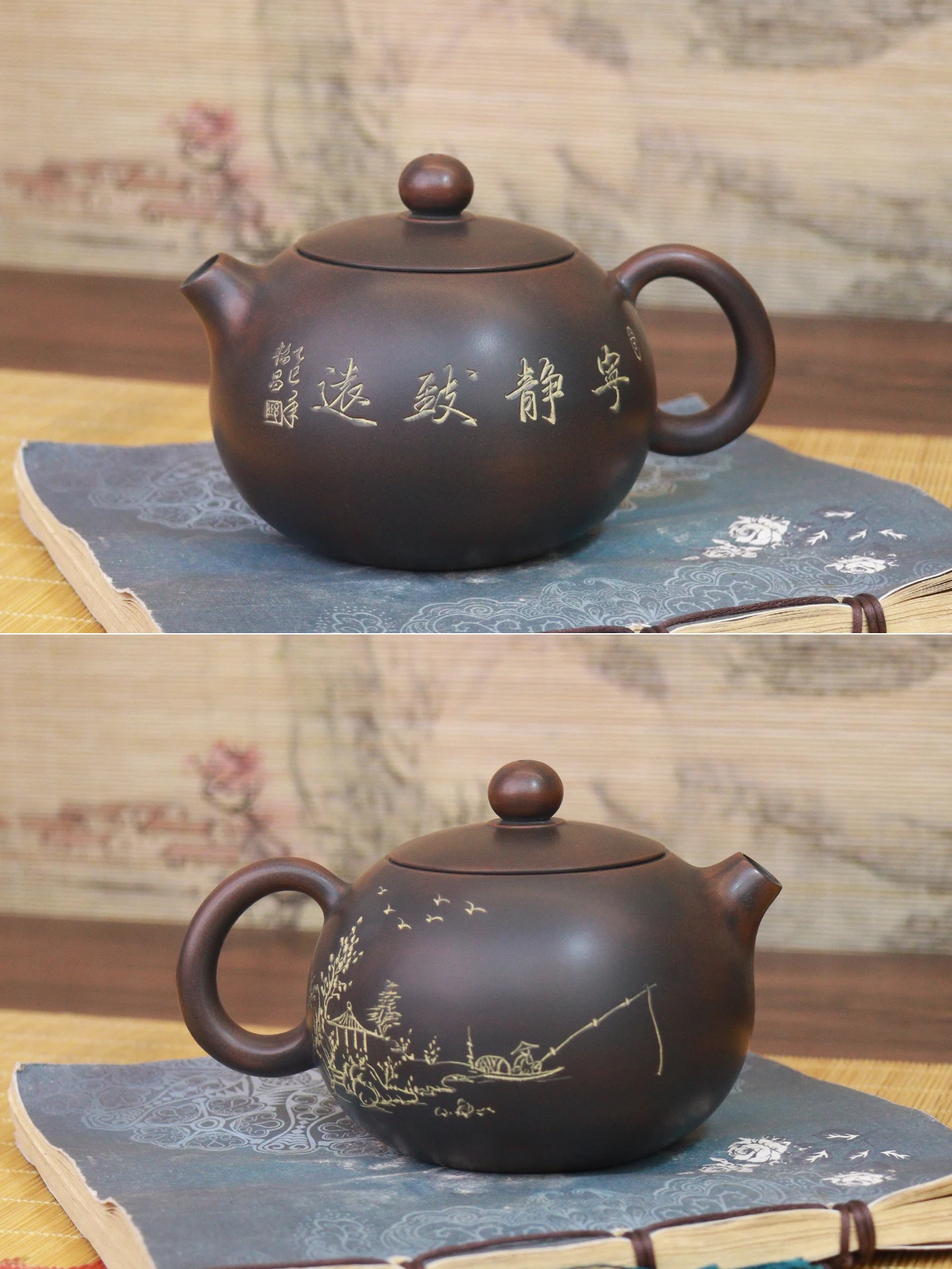 Handmade Purple Clay Tea Pot Traditional Chinese Style XiShi Pot Mountain Water Lotus Pure Handmade Original Mine Chinese Tea...
Handmade Purple Clay Tea Pot Traditional Chinese Style XiShi Pot Mountain Water Lotus Pure Handmade Original Mine Chinese Tea...