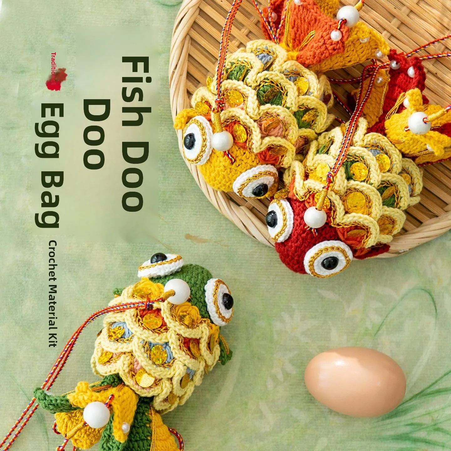 Handmade Egg Net Bag Crochet Materials Kit for Kindergarten Children's Creative Play Dolls Festival Gifts Egg-Laying Chicken
Handmade Egg Net Bag Crochet Materials Kit for Kindergarten Children's Creative Play Dolls Festival Gifts Egg-Laying Chicken