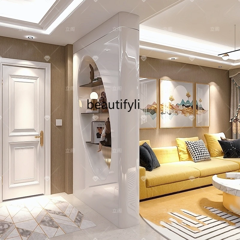 Home entrance cabinet, cream wind, living room partition screen, integrated shielding, double-sided customization
Home entrance cabinet, cream wind, living room partition screen, integrated shielding, double-sided customization