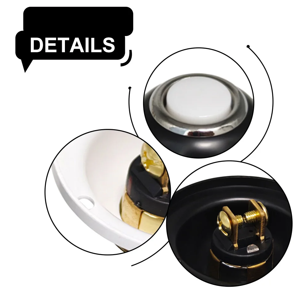 Round Doorbell Button Switch DC 24V 0.5A Waterproof Metal Wired Push Button With LED Light For Home Entrance Electrical Supplies
Round Doorbell Button Switch DC 24V 0.5A Waterproof Metal Wired Push Button With LED Light For Home Entrance Electrical Supplies