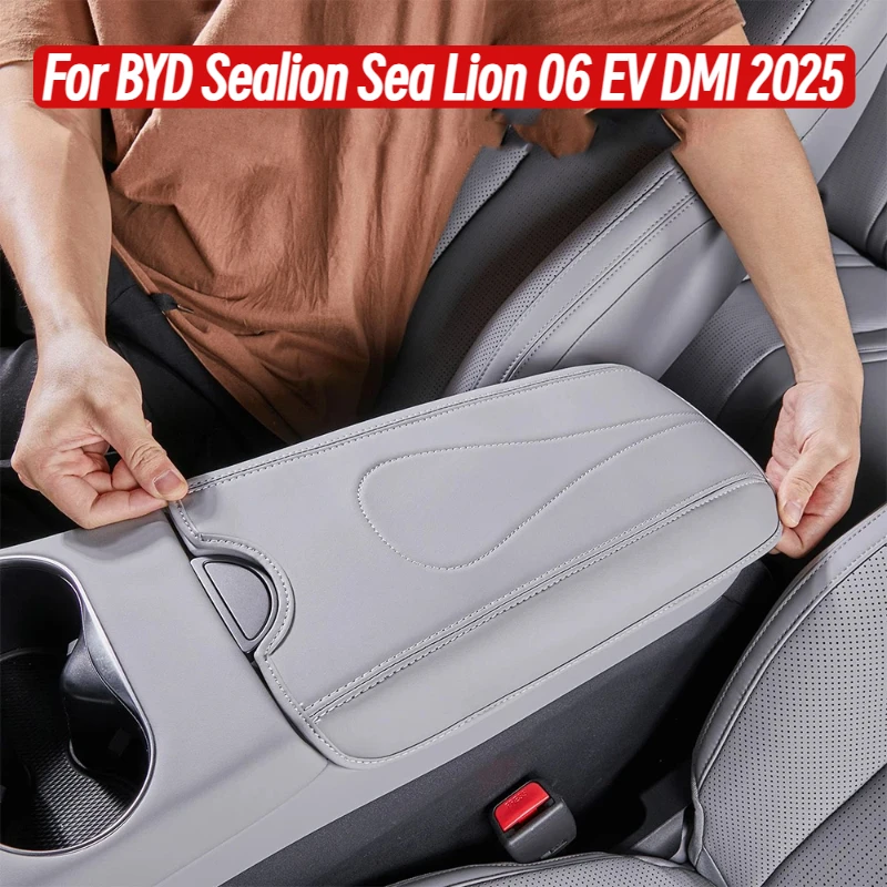 For BYD Sealion Sea Lion 06 EV DMI 2025 Leather Car Armrest Storage Box pad Cover Mat Protection Center Console Cushion
For BYD Sealion Sea Lion 06 EV DMI 2025 Leather Car Armrest Storage Box pad Cover Mat Protection Center Console Cushion