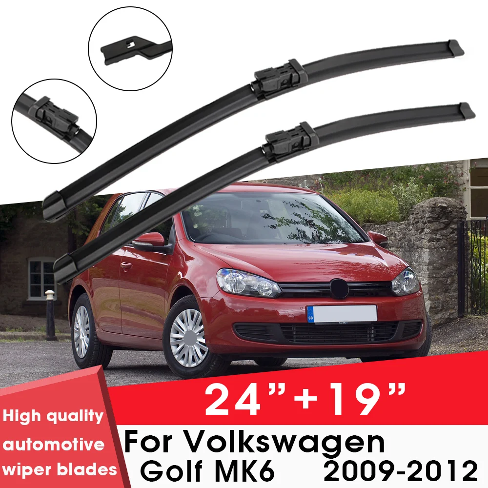 Car Wiper Blade Blades For Volkswagen Golf MK6 2009-2012 24"+19" Windshield Windscreen Clean Rubber Cars Wipers Accessories
Car Wiper Blade Blades For Volkswagen Golf MK6 2009-2012 24"+19" Windshield Windscreen Clean Rubber Cars Wipers Accessories