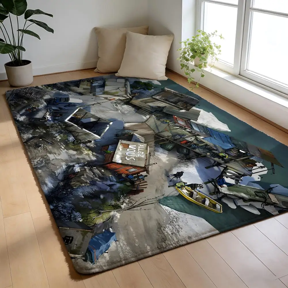 Floor Mat Soft Flannel Rug Non-Slip Absorbent Mat for Bathroom Bedroom Home Decor D-Disco E-Elysium Video Game
Floor Mat Soft Flannel Rug Non-Slip Absorbent Mat for Bathroom Bedroom Home Decor D-Disco E-Elysium Video Game