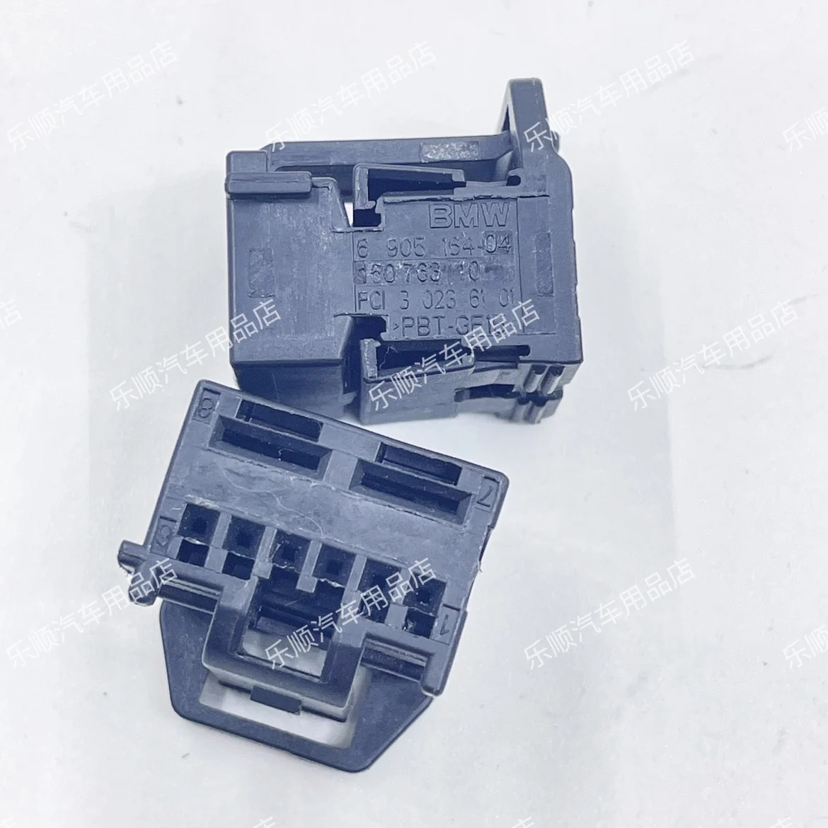 B MW seat heating and ventilation module power plug 8-hole connector, plug pins on driver and passenger modules
B MW seat heating and ventilation module power plug 8-hole connector, plug pins on driver and passenger modules