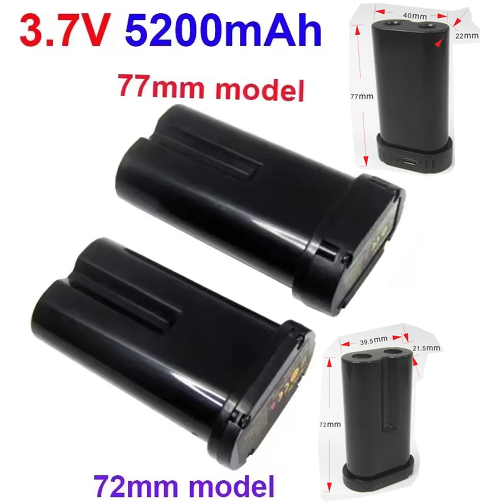 100% оригинальный аккумулятор 3,7 В, 5200 мАч для 12-проводного 3D лазерного уровня, источник питания для инструментов, 16-проводной 4D аксессуары для заземляющих инструментов
100% оригинальный аккумулятор 3,7 В, 5200 мАч для 12-проводного 3D лазерного уровня, источник питания для инструментов, 16-проводной 4D аксессуары для заземляющих инструментов