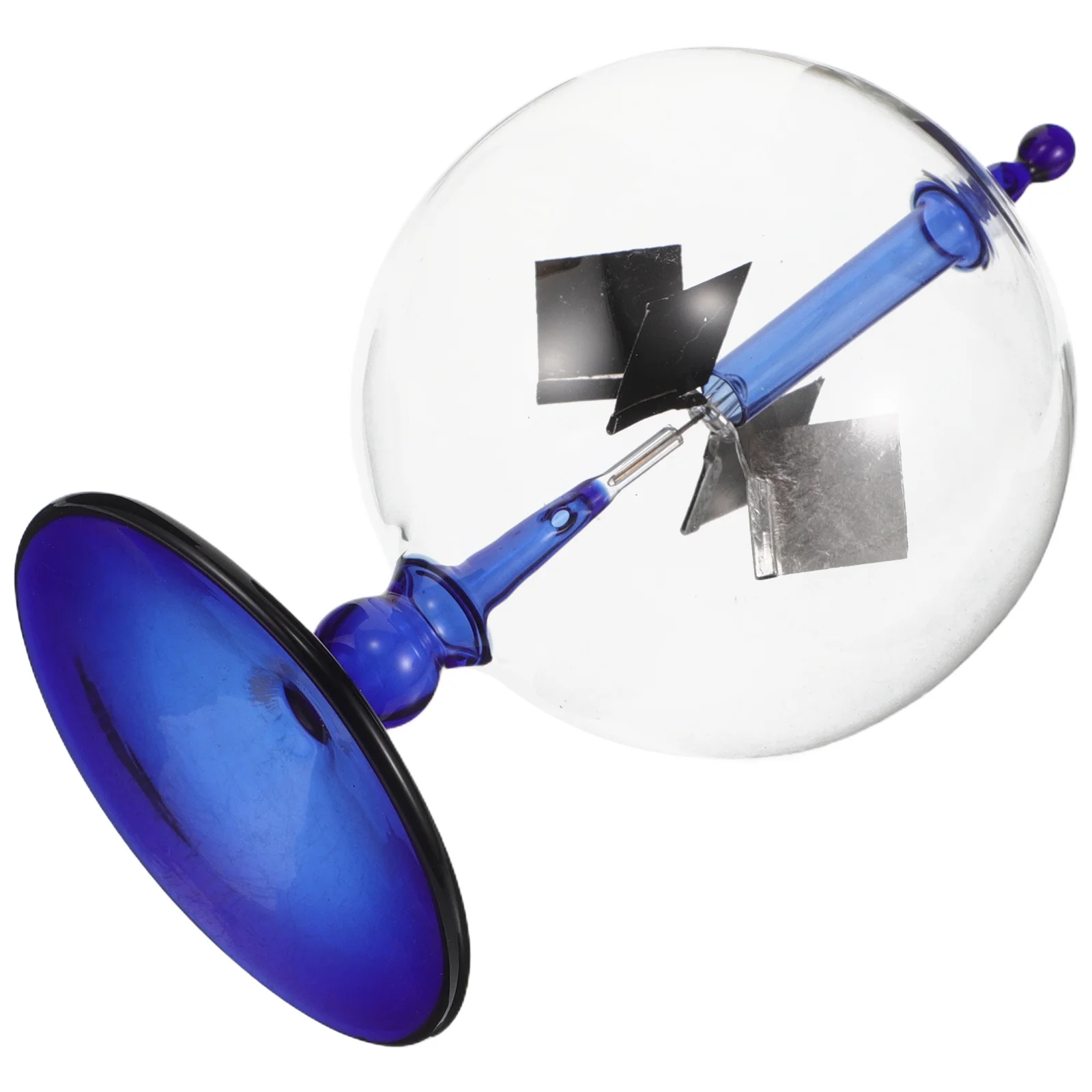 Crookes Radiometer Solar Power Spinning Vanes Light Mill Glass Decoration for Home Desk Office Science Teaching Tool
Crookes Radiometer Solar Power Spinning Vanes Light Mill Glass Decoration for Home Desk Office Science Teaching Tool