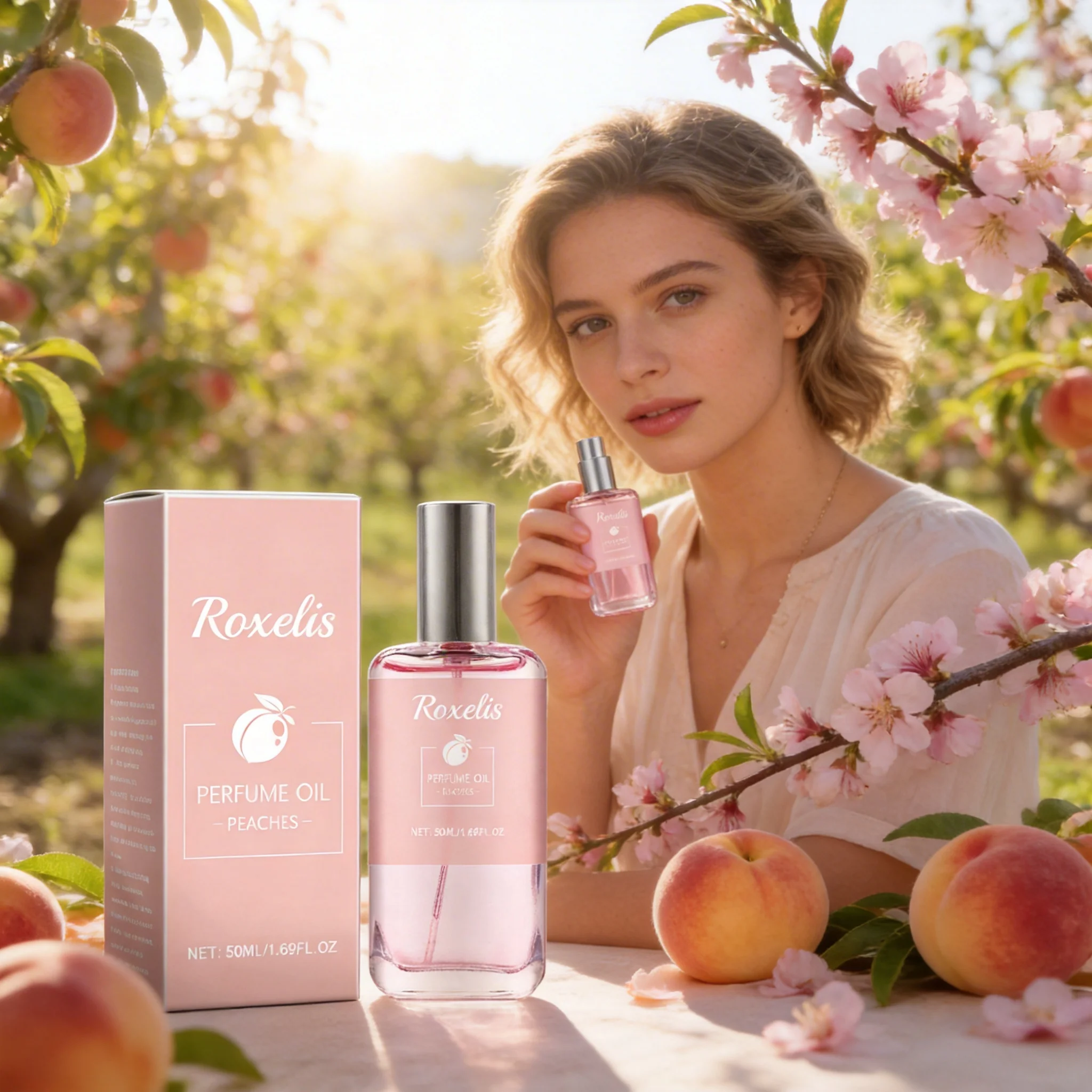 ROXELIS 50 ML Perfume Oil Peaches Portable Fresh Sweet Fruity Floral Scent Lasting Fragrance Soothes Mood Women Dating Daily Use
ROXELIS 50 ML Perfume Oil Peaches Portable Fresh Sweet Fruity Floral Scent Lasting Fragrance Soothes Mood Women Dating Daily Use
