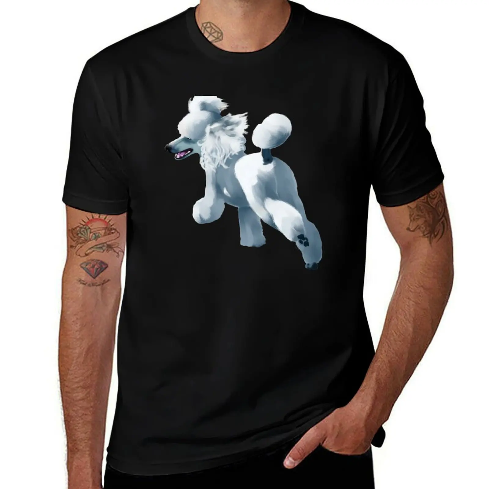 Футболка Happy Poodle, футболки с рисунком, лето 2021, хлопковые мужские футболки с графикой, винтажная мужская футболка
Футболка Happy Poodle, футболки с рисунком, лето 2021, хлопковые мужские футболки с графикой, винтажная мужская футболка