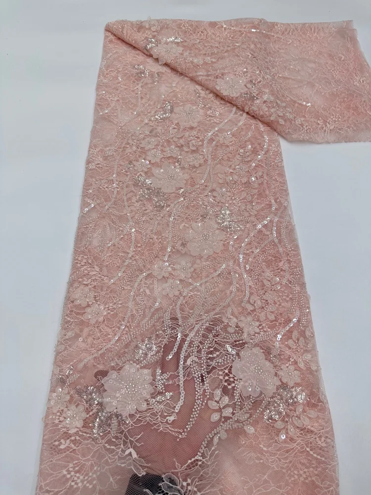 Latest French Tulle Lace Fabric, eyelace sequins,Nigerian Lace Fabric,African beaded Lace Fabric For Wedding Party
Latest French Tulle Lace Fabric, eyelace sequins,Nigerian Lace Fabric,African beaded Lace Fabric For Wedding Party