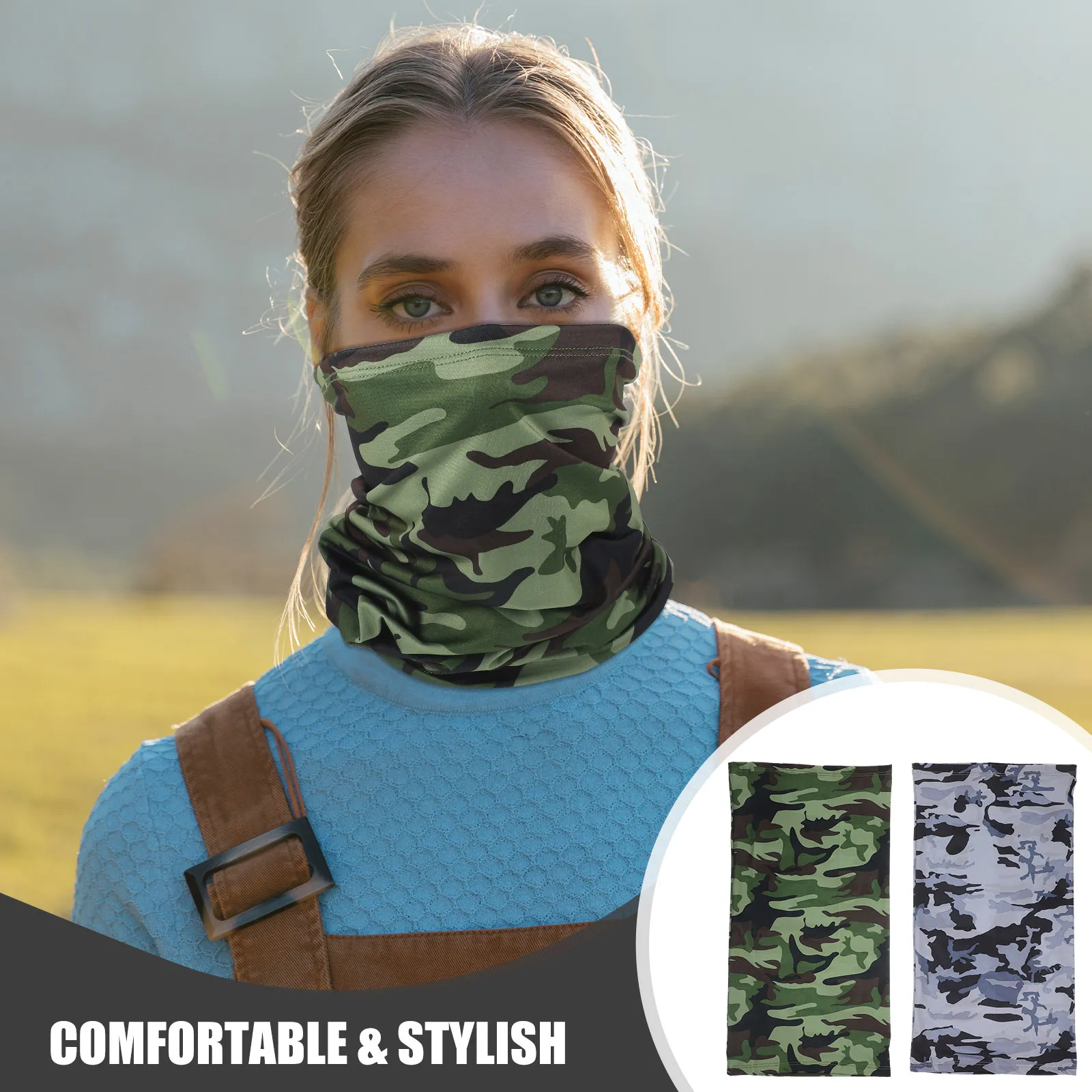 2Pcs Cycling Face Neck Scarf Windproof Sun Protection Headscarf Reusable Outdoor Riding Hood for Men Women Hiking Biking Gaiter
2Pcs Cycling Face Neck Scarf Windproof Sun Protection Headscarf Reusable Outdoor Riding Hood for Men Women Hiking Biking Gaiter