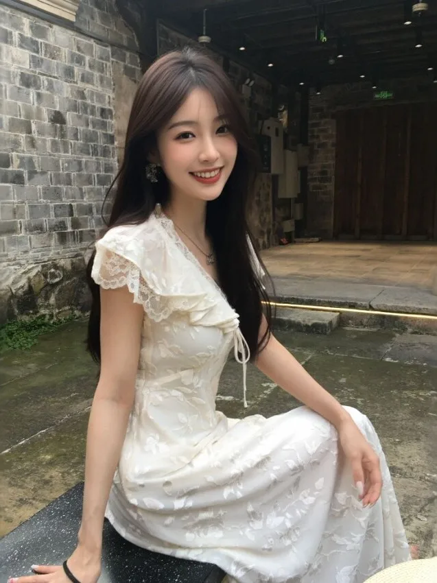 Unique Fairy Tale Style Slimming Waist Beach Dress Summer 2026 Cotton Lace Short Sleeve V Neck a Line Skirt for Women Girls
Unique Fairy Tale Style Slimming Waist Beach Dress Summer 2026 Cotton Lace Short Sleeve V Neck a Line Skirt for Women Girls