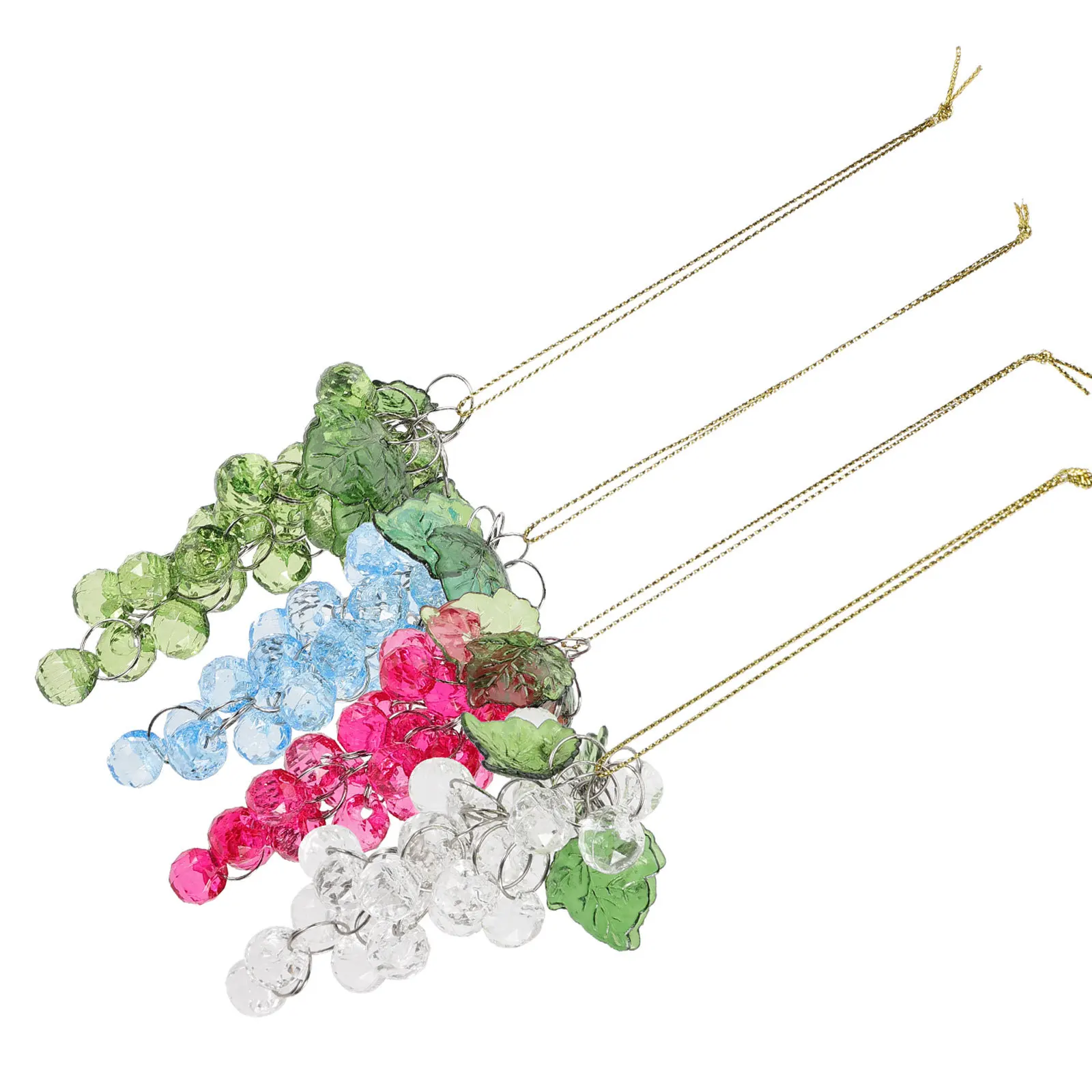 4Pcs Acrylic Grape Beaded Ornament Handmade Cluster for Party Home Decoration Wedding Christmas Hanging Decor Grape Decoration
4Pcs Acrylic Grape Beaded Ornament Handmade Cluster for Party Home Decoration Wedding Christmas Hanging Decor Grape Decoration