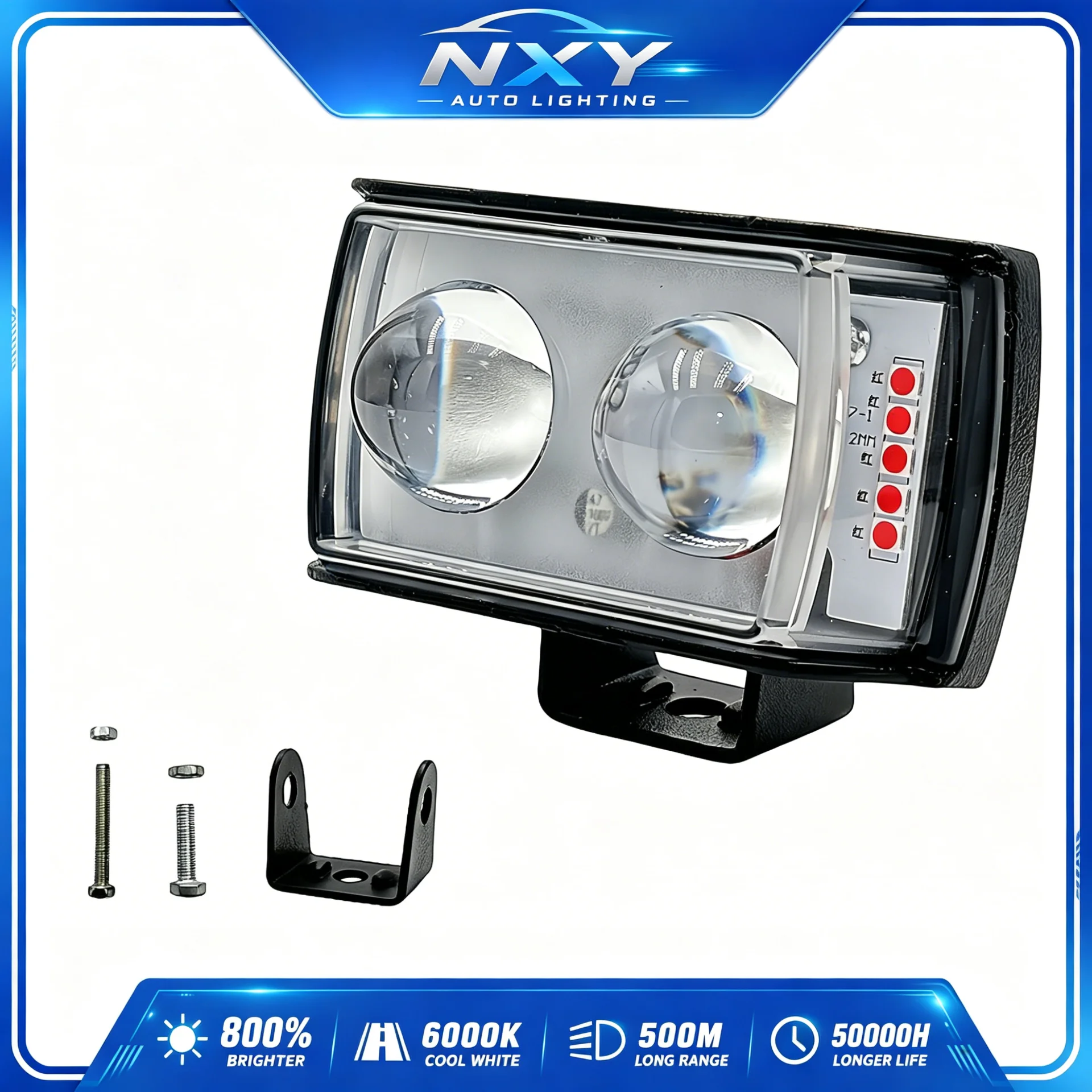 NXY NX71 Motorcycle LED Flasher Fog Light Auxiliary Spotlight 4 Color 12-32V ATV SUV UTV Driving Light Motorcycle Accessory Lamp
NXY NX71 Motorcycle LED Flasher Fog Light Auxiliary Spotlight 4 Color 12-32V ATV SUV UTV Driving Light Motorcycle Accessory Lamp