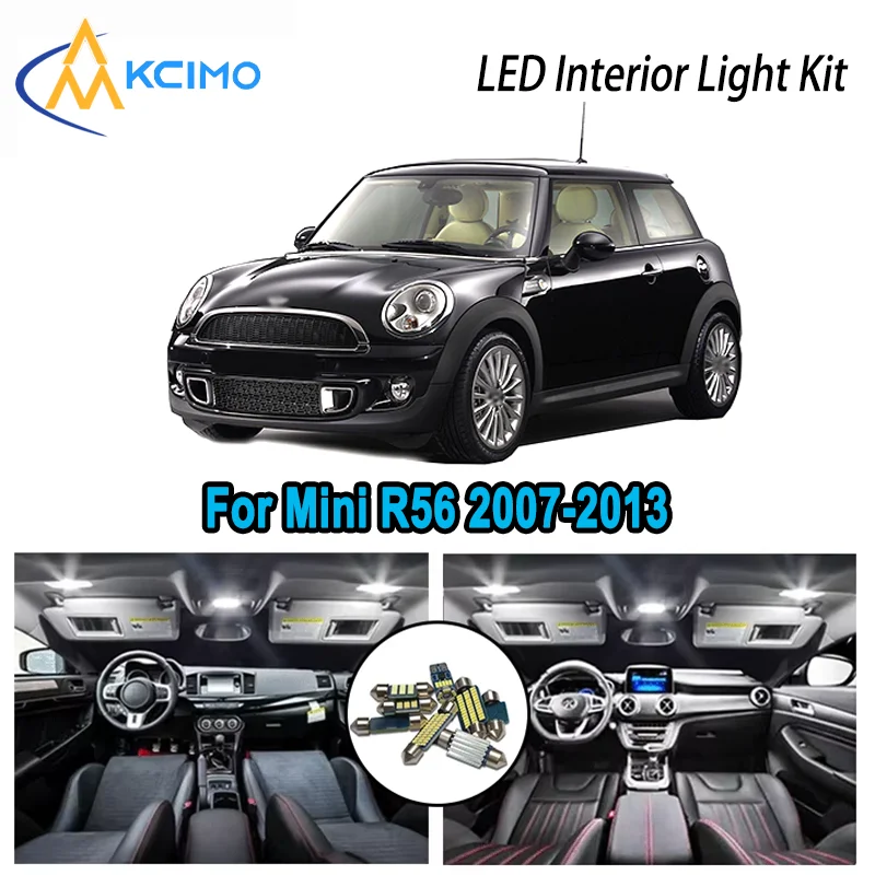 For Mini R56 2007-2013 2008 2009 2010 2011 Premium Bright LED Interior Dome Map Trunk Light Kit Car Led Lamps Canbus No Error
For Mini R56 2007-2013 2008 2009 2010 2011 Premium Bright LED Interior Dome Map Trunk Light Kit Car Led Lamps Canbus No Error